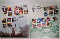 US Postal ' Celebrate the Century 1980s & 1990s ' Postage Stamp Sheets