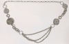 Stupendous Silver Tone Jewelry : Celtic Knot on Torque-Style Necklace, Statement Necklace Bedecked with Reproduction Coins feat. Queen Elizabeth + - 7