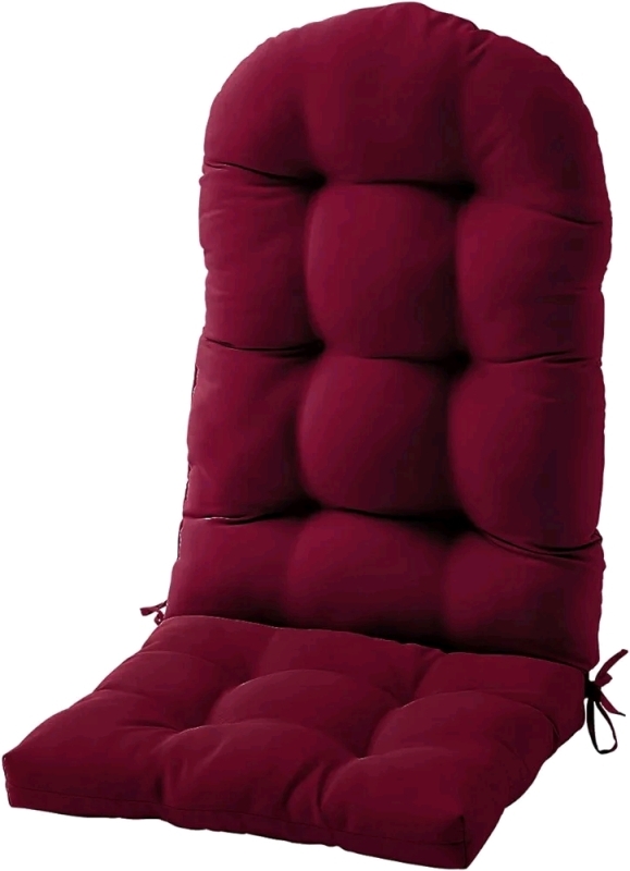 New - FILUXE Adirondack & Rocking Chair Cushion, High Back Patio Cushions . Sealed