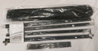 Partition Room Divider 65.5" x 70" Black