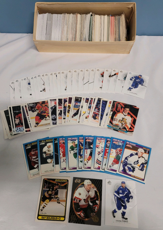 1990 - 2021 NHL Hockey Trading Card Singles , 575+ Cards