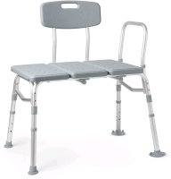 NEW Guardian Transfer Bench with Back Weight capacity 400 lbs Stock photos used