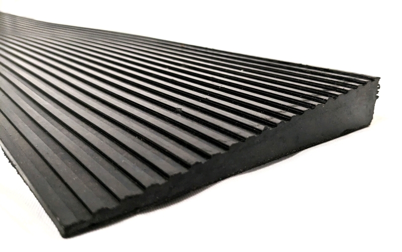 New Rise Solid Rubber Wheelchair Ramp 35.5"L x 6"W x 1" Tall