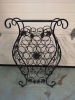 Black Metal 21 Bottle Wine Rack - 24"x9"x34" - 2