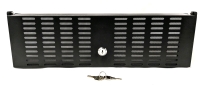 New JINGCHENGMEI 3U Rack Mount Security Cover for 19-inch Server Rack & Network Cabinet / Hinged Locking Rack Panel Door for Access Control and Physical Security