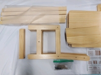 Children's Wood Table With 2 Chairs
