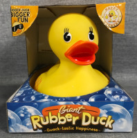 Happy Duckers Giant Rubber Duck In Original Box 6&rdquo;x7&rdquo;