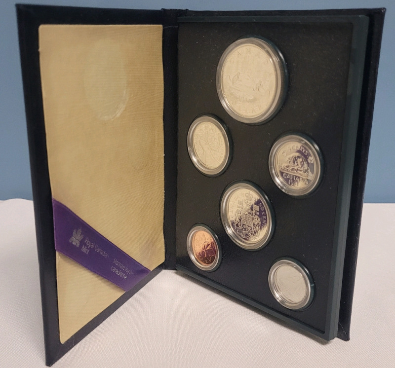 1981 Canadian Uncirculated Coin Set in Case