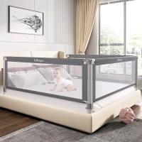 New IxDregan 1 Side Bed Rail for Toddlers. 74.8" by 28.5" SEE DESCRIPTION.