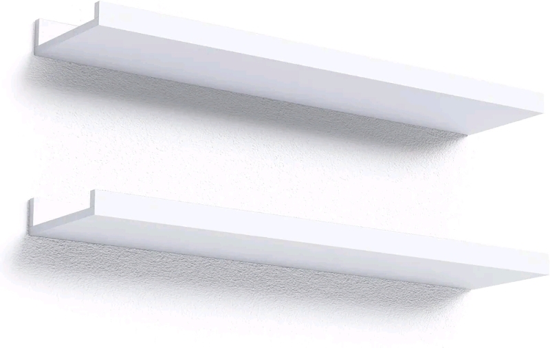2 New Boswillion 24" Wall Mounted Floating Shelves.