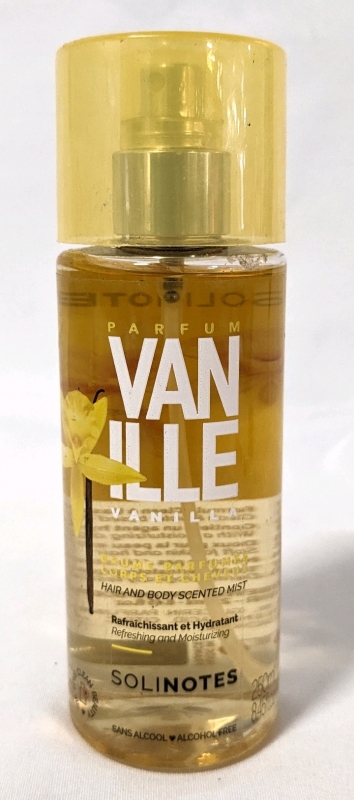 New SOLINOTES Vanilla Hair & Body Scented Mist (250ml)