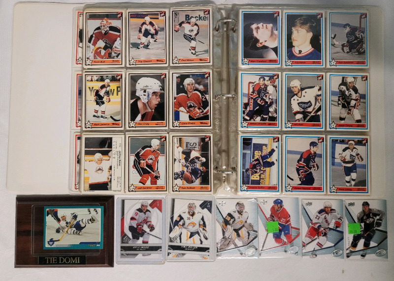 1991 OHL Hockey Trading Cards in Binder & 2008 NHL Hockey Trading Cards