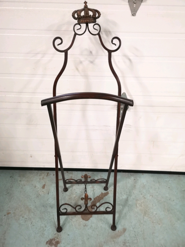 Foldable Metal Pant Rack - 48" Tall & 14" wide