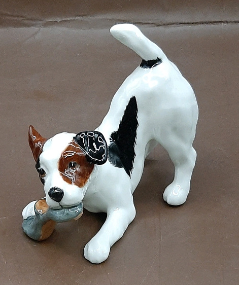 Vintage Royal Doulton of England Character Dog with Slipper HN 2654 Model #1673 Issued 1959-1985
