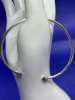 Antique Silver Open Bangle Hallmarked - 4