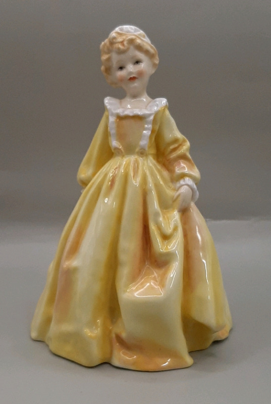 Vintage Royal Worcester 6.25" Grandmother's Dress Modelled by FG Doughty