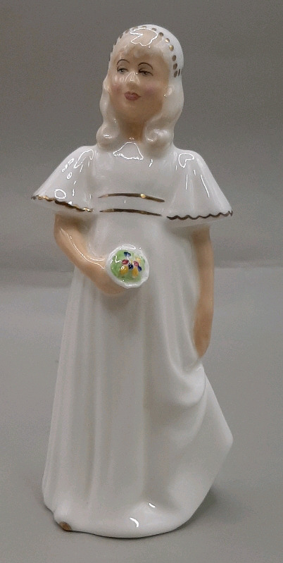 Vintage Royal Doulton of England 5.25" The Bridesmaid HN 2874 Designer M Davie Issued 1980-1987