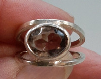Vintage Size 5.5 Sterling Silver Shiptonia Ring Made in England