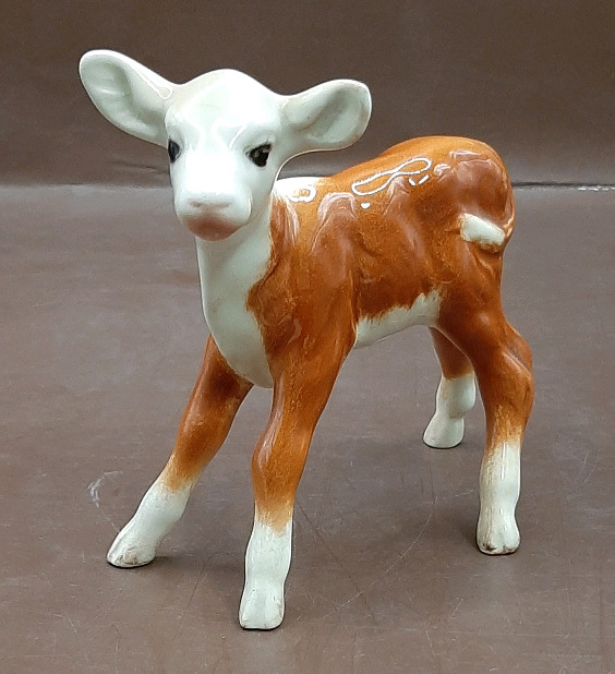 Vintage 4" Beswick Hereford Calf Second Version Designer Arthur Gredington Issued 1957