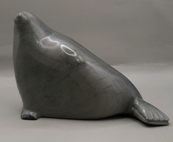 Vintage 7" Inuit Soapstone Carving