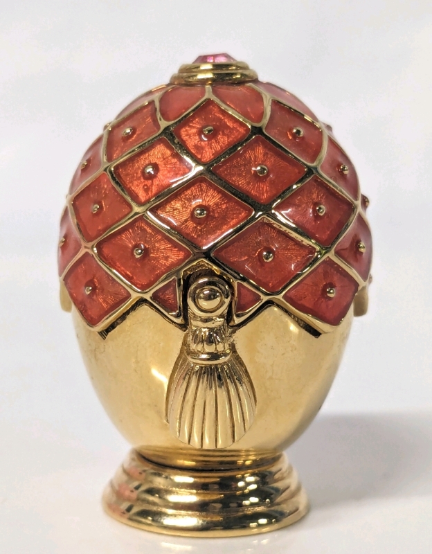 ESTEE LAUDER Egg-Shaped Solid Perfume Compact 2" Tall