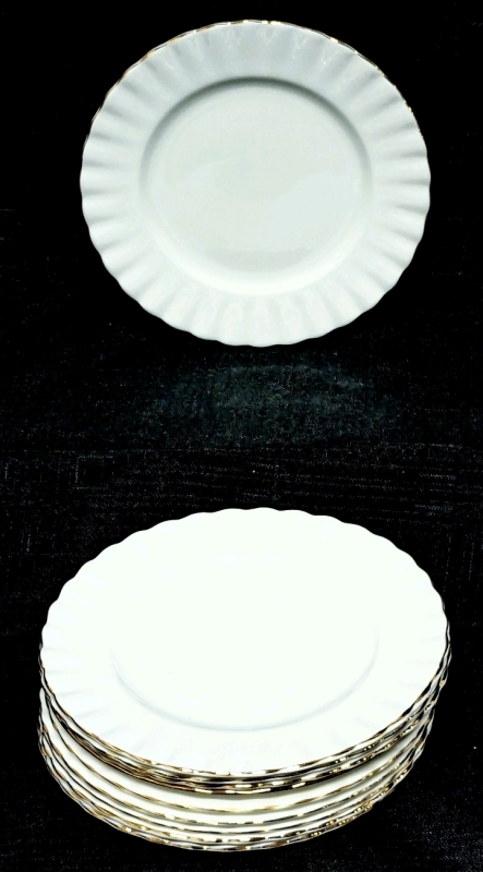 10 Royal Albert England "Val D'Or" Bread & Butter Plates 6.25"