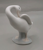 Vintage 4" Lladro Matte Glaze Goose Made in Spain