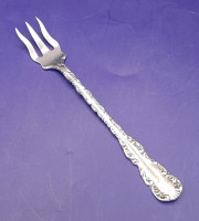 Vintage Birks Sterling Silver Louis XV Pickle Fork