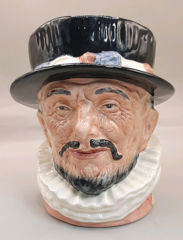 Vintage Royal Doulton 6" Beefeater Character Jug