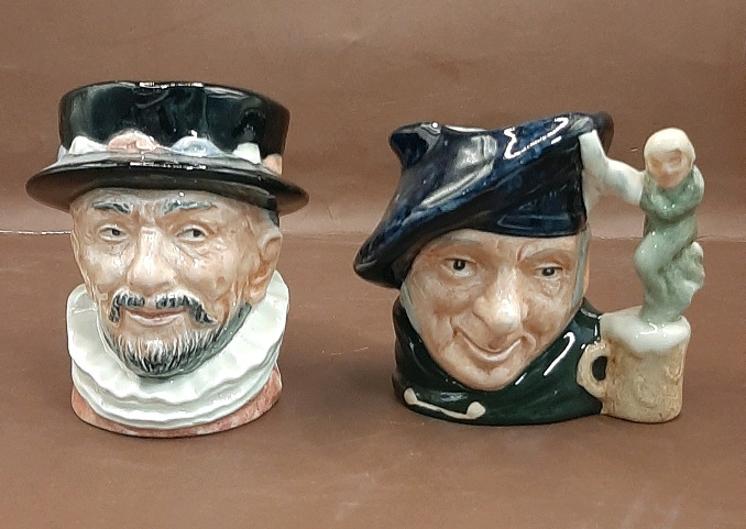 Vintage 3.25" Royal Doulton Beefeater Character Jug Tam O'Shanter Character Jug