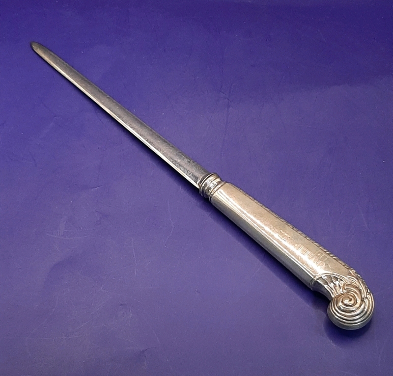 Vintage Birks Sterling 10" Letter Opener Marked - The Electric Club of Toronto