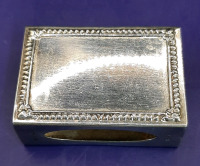 Vintage Birks 1.75 X 1.25 X .50" Match Cover