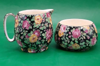 Vintage Royal Winton Beeston Chintz 3" Cream & Sugar