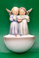 Vintage Humel West Germany #146 Angel Boat 4.50" Font