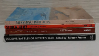 Vintage The German Army BlitzKrigg 1939-41 by Gordon Rothman & Ron Voltage Decisive Battles of Hitlers War Edited by Anthony Preston Messerschmitt Aces by Walter Musciano Stuka Ju-87 by Lt-Col A.J. Barker Stalingrad The Vital 7 Days by Will Flower