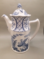 FURNIVALS LIMITED ENGLAND OLD CHELSEA COFFEE POT 9 1/2" tall