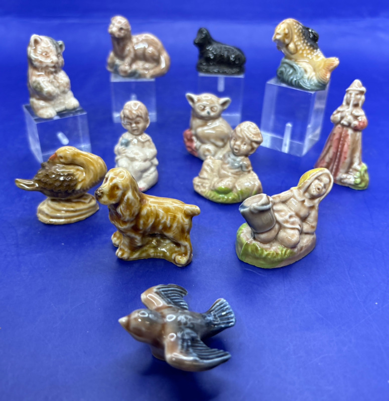 Porcelain Figurine Grouping with Baa Baa Black Sheep Wade