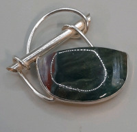 Vintage 2 1/8" 925 Brooch by Salvatore Sturiale of NY Signed