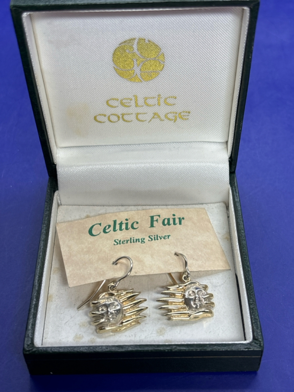 925 Sterling Silver Celtic Fair Earrings by Jonasie