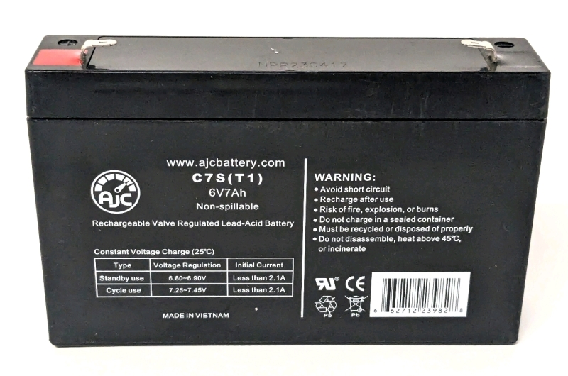 AJC 6V 7Ah Sealed Lead Acid &ndash; AGM &ndash; VRLA Battery