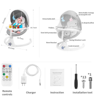 New Drinany Electric Baby Swing