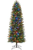 New Honeywell 7 ft Pre-Lit Christmas Tree, Regal Fir Artificial Tree
