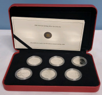 2005 (1945-) Canadian Sterling Silver 50-Cent End of the Second World War 60th Anniv. 6-Coin Set