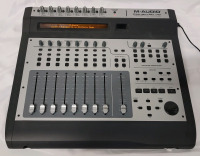 M-Audio ProjectMix I/O control surface w/motorised faders, an 18-input Firewire interface and eight mic preamps