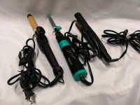 3 Hair Accessories - Curler, Straightener & Blo n' Curl - All Working