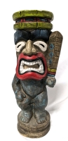 Fantastic Large TIKI MAN Statue 8.75" x 7.75" x 22" Tall