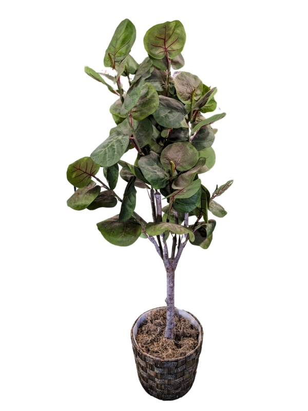 64" Tall Artificial Tropical Tree in Basket