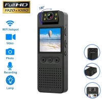 Like-New CS06 1080P FHD Infrared Night Vision Mini Camera with 128gb Micro SD Memory Card