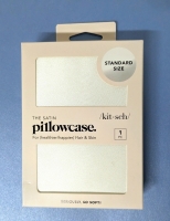 New KITSCH The Satin Pillowcase in Ivory (1 Standard Size Pillowcase)
