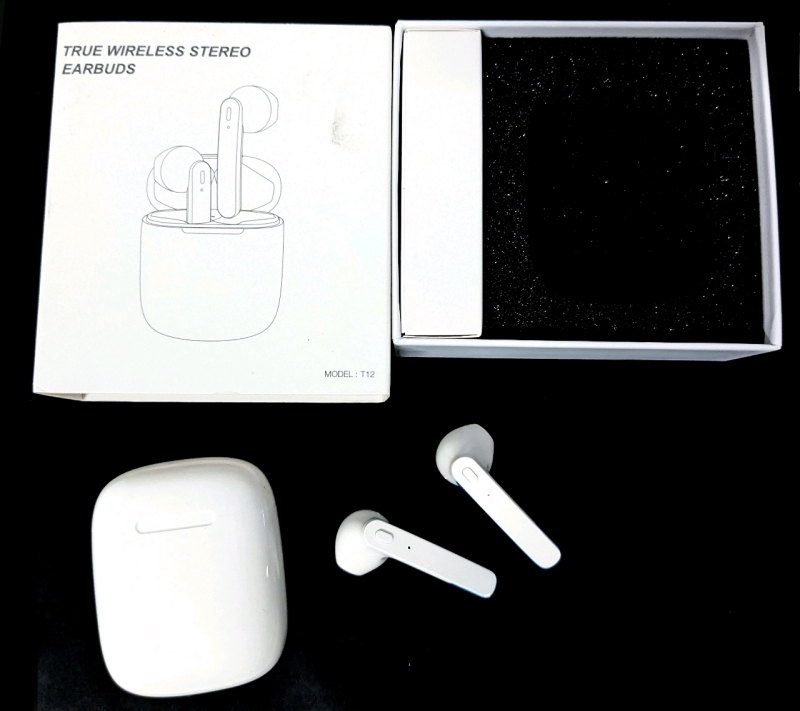 New T12 True Wireless Stereo Earbuds